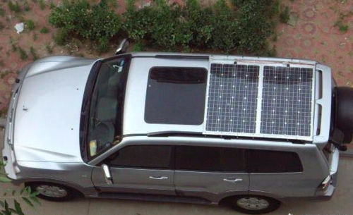 车顶薄膜太阳能（车顶装太阳能板视频）